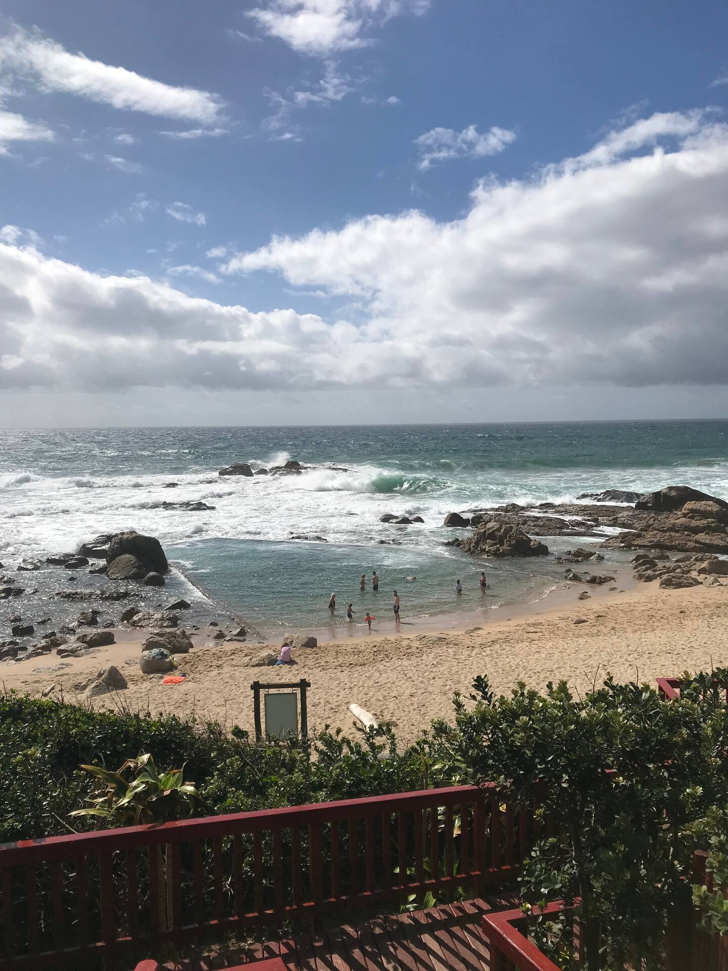 Granny's Pool tidal pool and beach at Southbroom